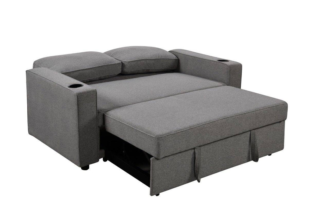Miles 2 Seater Sofa Bed- Dark Grey - DLB Furniture