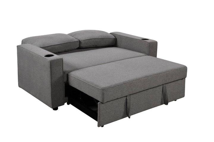 Miles 2 Seater Sofa Bed- Dark Grey - DLB Furniture