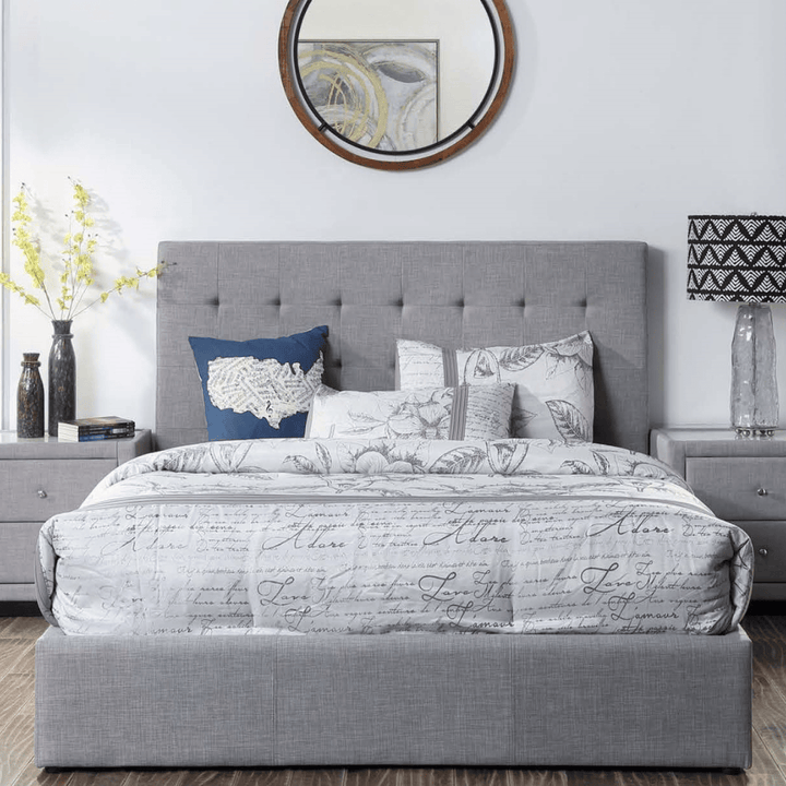 Brooklyn Fabric King Single Bed Frame