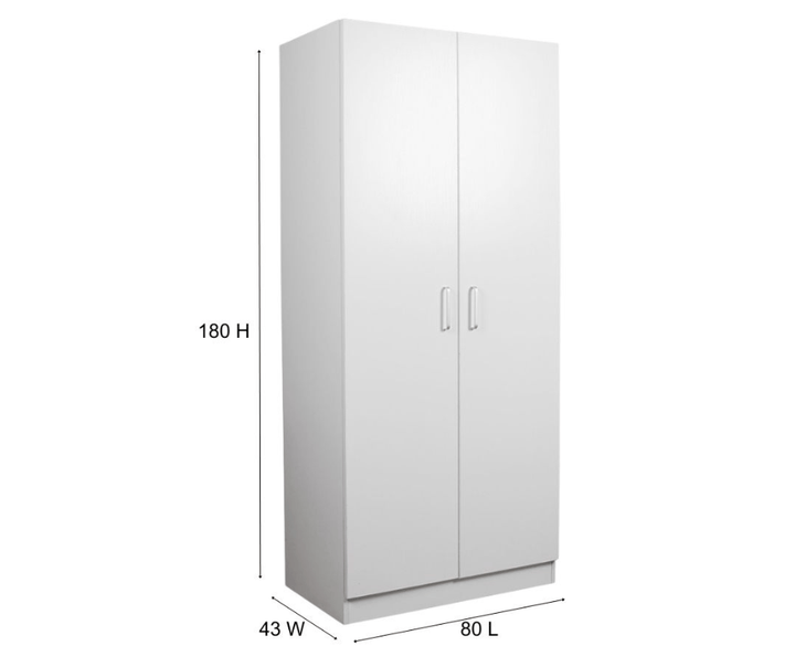 Dia 2 Door Wardrobe Combo Black - Easy Home Furniture