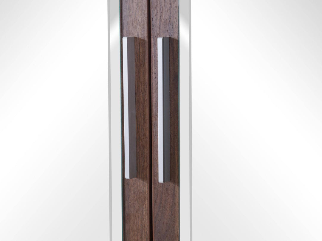 Dia 2 Tone Walnut and white 4 doors wardrobe - Easy Home Furniture