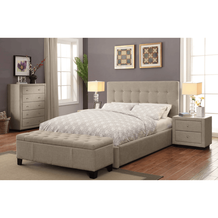 Pria Fabric Single Bed Frame - DLB Furniture
