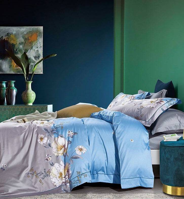 Rivera 100% Organic Cotton 300TC Bedding 5pcs Set - Queen