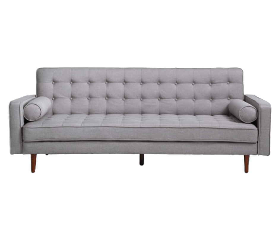 Sofia 3 Seater Sofa Bed - Grey - DLB Furniture