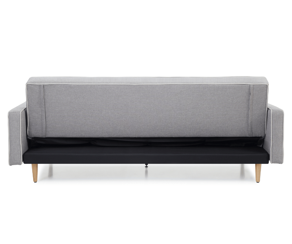 Sofia 3 Seater Sofa Bed - Grey - DLB Furniture