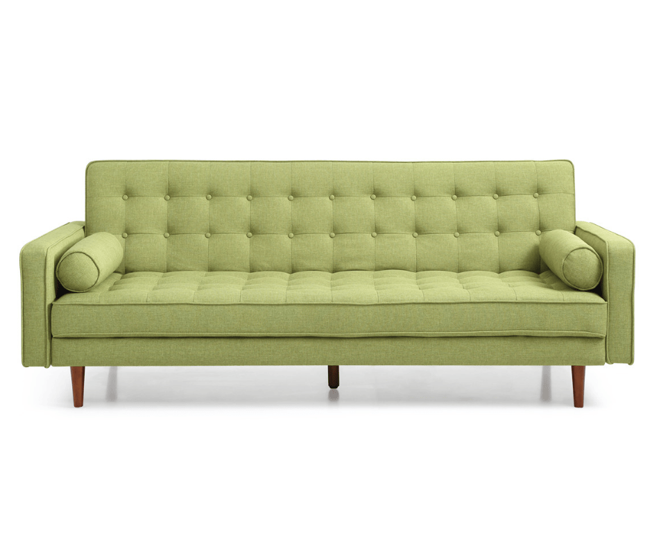 Sofia 3 Seater Sofa Bed - Green - DLB Furniture