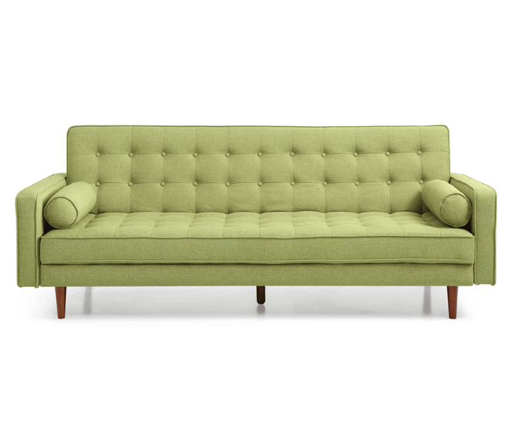Sofia 3 Seater Sofa Bed - Green - DLB Furniture