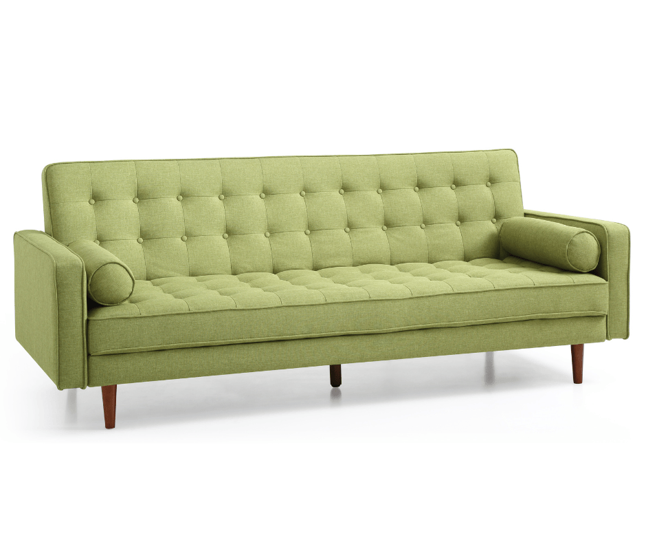 Sofia 3 Seater Sofa Bed - Green - DLB Furniture