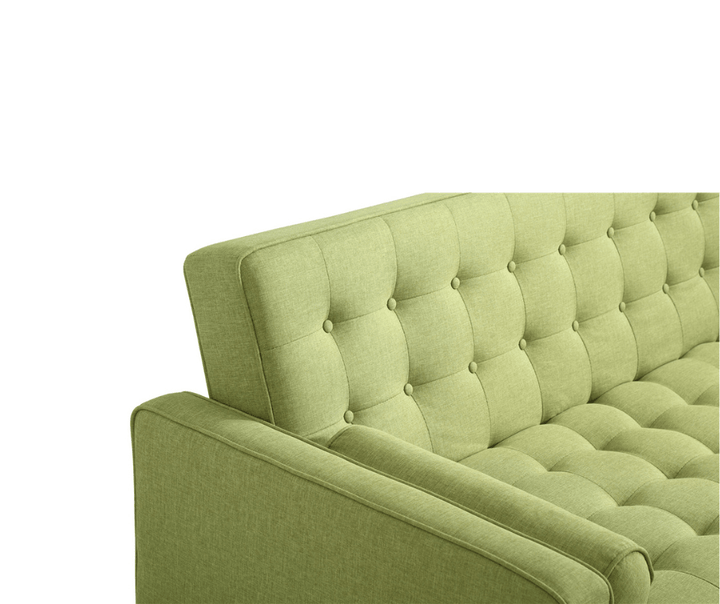 Sofia 3 Seater Sofa Bed - Green - DLB Furniture