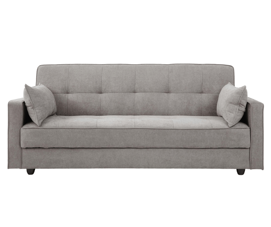 Junny 3-Seater Sofa Bed with Middle Storage – Grey