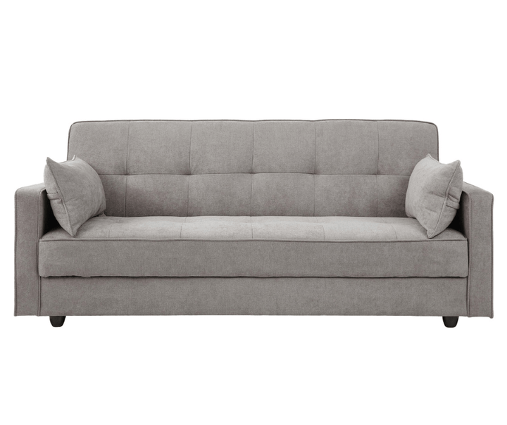 Junny 3-Seater Sofa Bed with Middle Storage – Grey