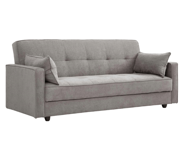 Junny 3 Seater Sofa Bed with Extra Middle Storage - Grey - DLB Furniture