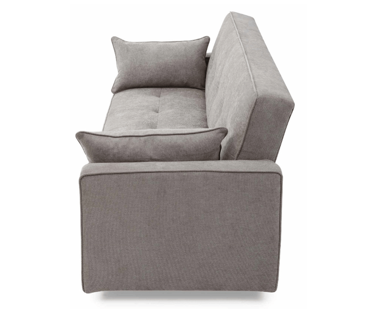Junny 3 Seater Sofa Bed with Extra Middle Storage - Grey - DLB Furniture