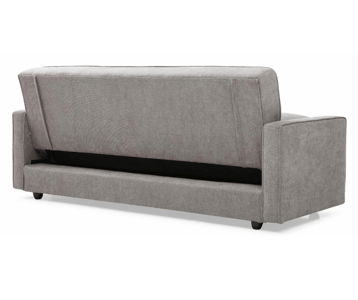 Junny 3 Seater Sofa Bed with Extra Middle Storage - Grey - DLB Furniture
