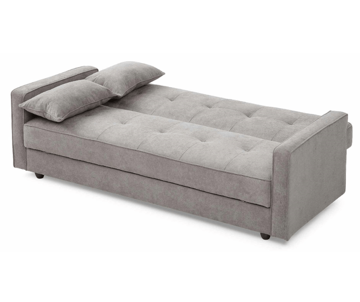 Junny 3 Seater Sofa Bed with Extra Middle Storage - Grey - DLB Furniture
