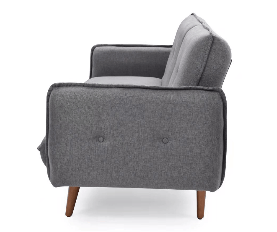 Sarah Sofa Bed SP111-2 - BL537 Dark Grey - DLB Furniture