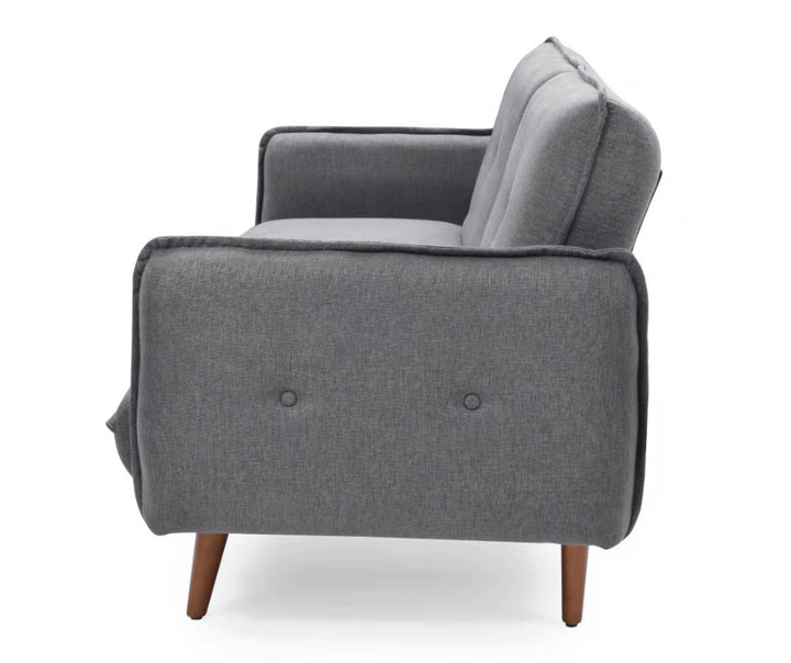 Sarah Sofa Bed SP111-2 - BL537 Dark Grey - DLB Furniture