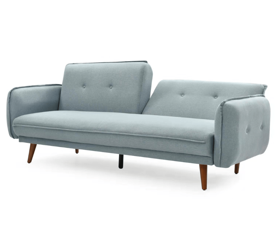 Sarah Sofa Bed SP111-2 - BL838 Light Blue - DLB Furniture