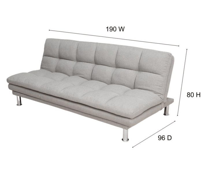 Vivian Sofa Bed - Light Grey - DLB Furniture