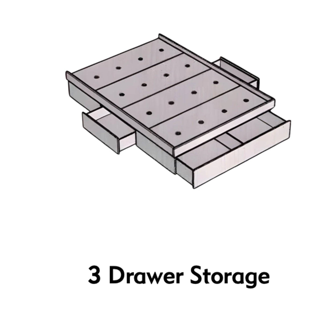 Edgecliff Bed Frame Queen Cement Grey - DLB Furniture