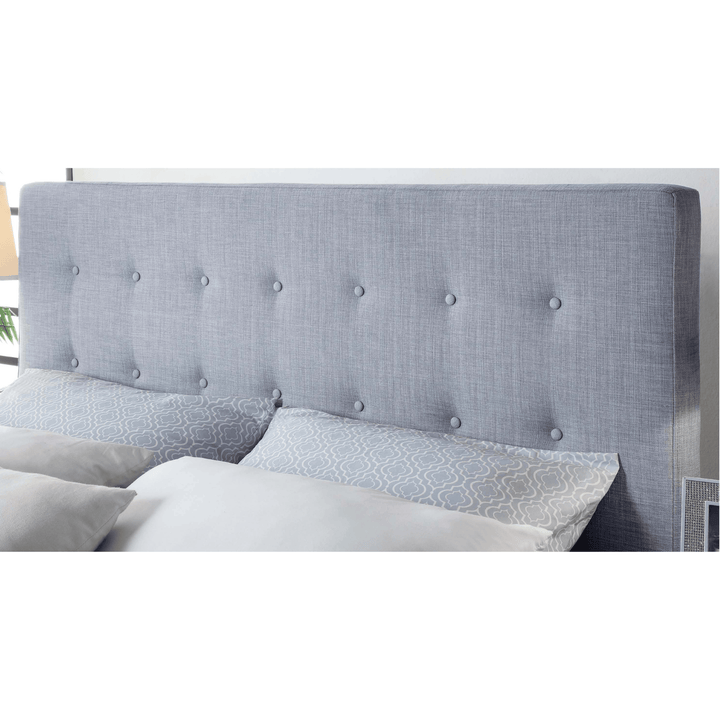Pria Fabric King Bed Frame - DLB Furniture