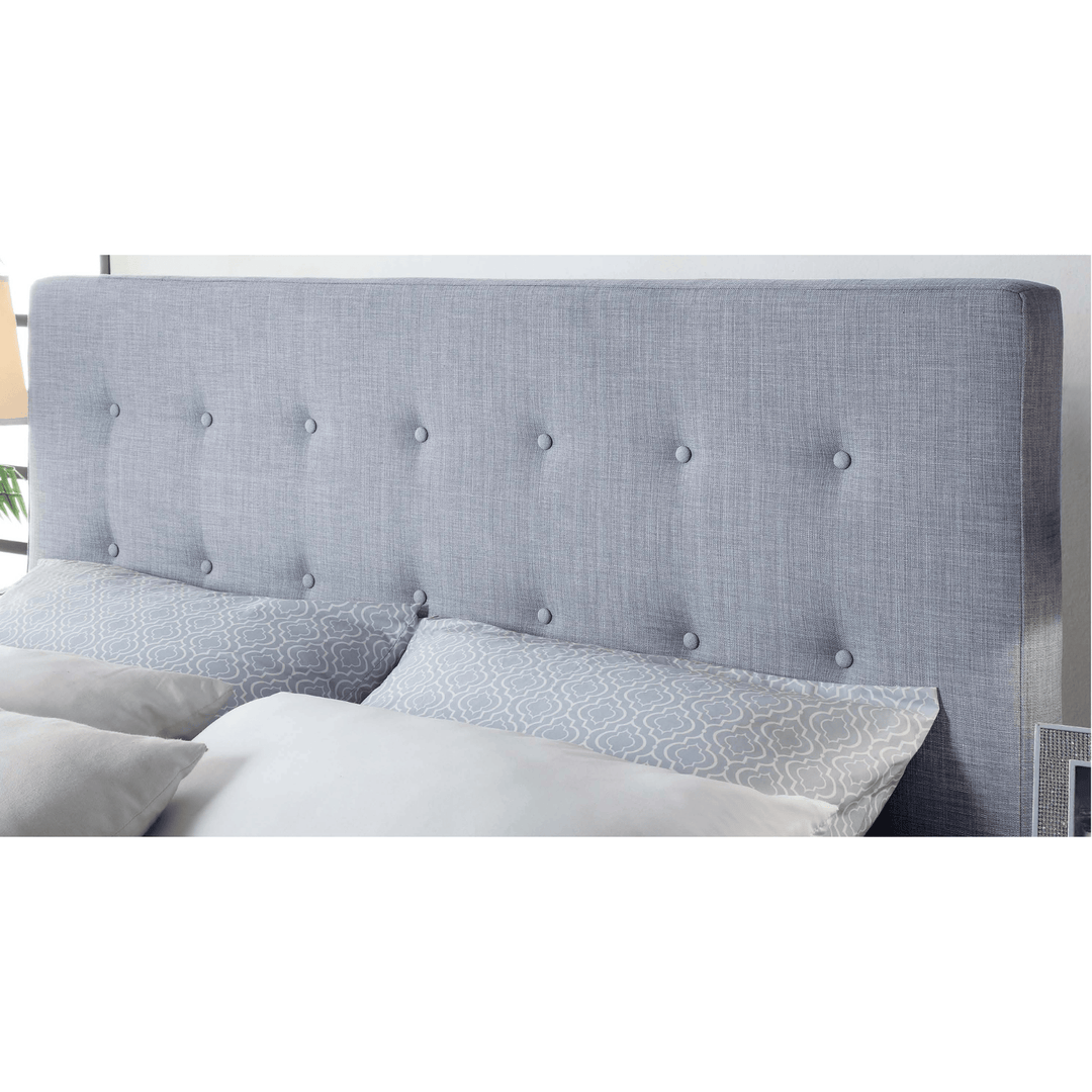 Pria Fabric Queen Bed Frame - DLB Furniture