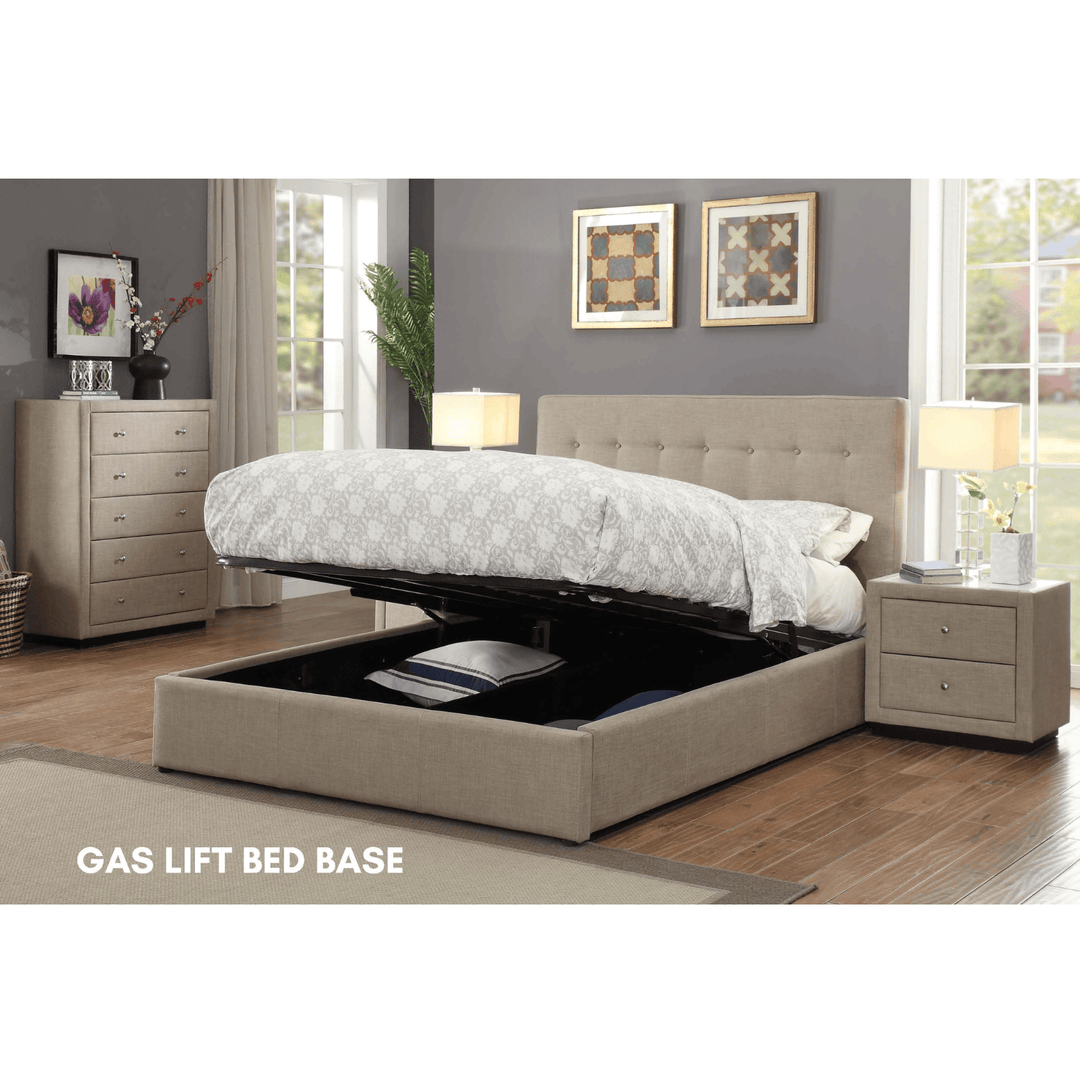 Pria Fabric Single Bed Frame - DLB Furniture