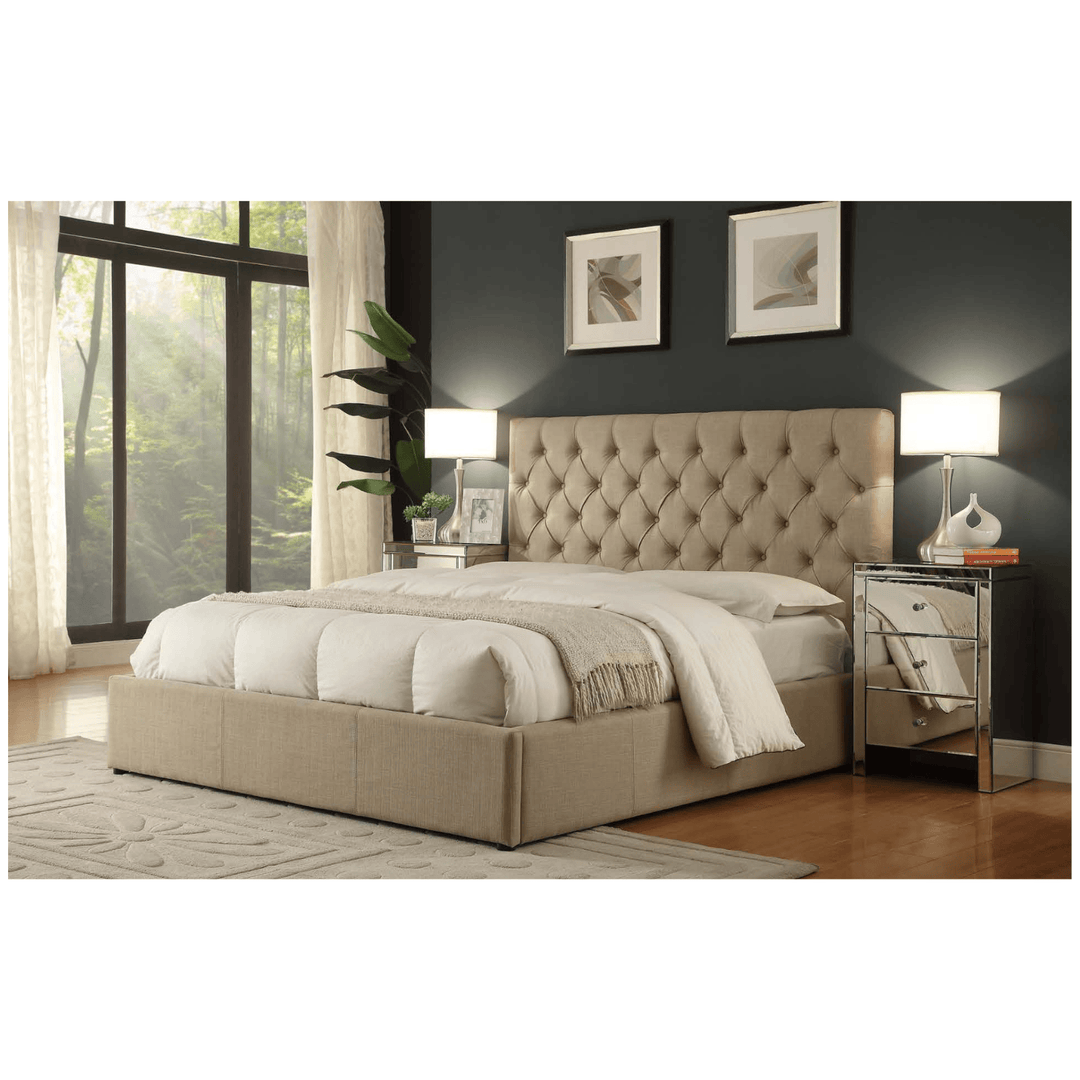 Cameo King Fabric Bed