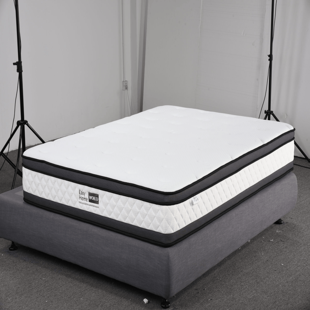 Ariel Pillow Top Gel Memory Foam Queen Mattress