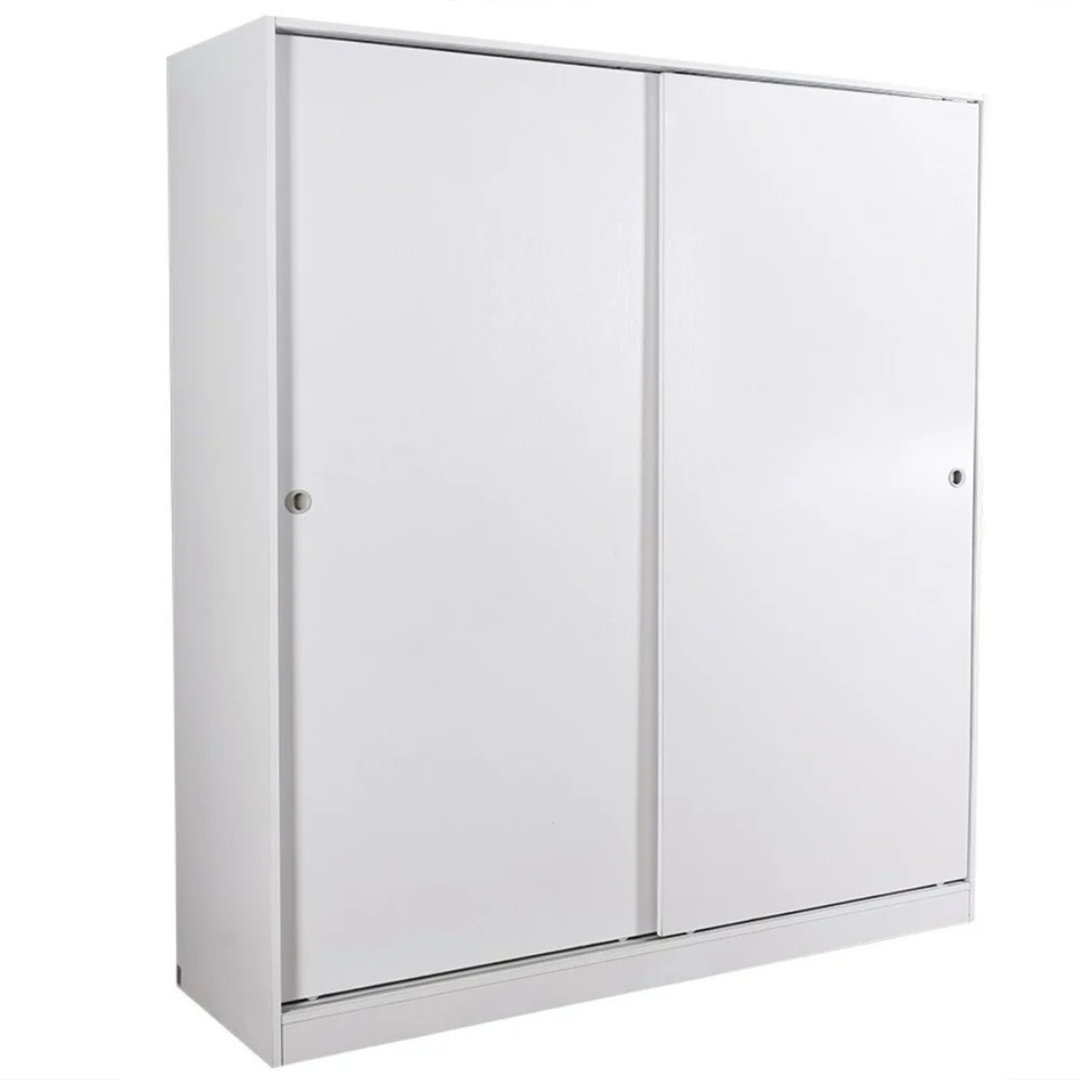 Built-in Modular Sliding Door White Wardrobe