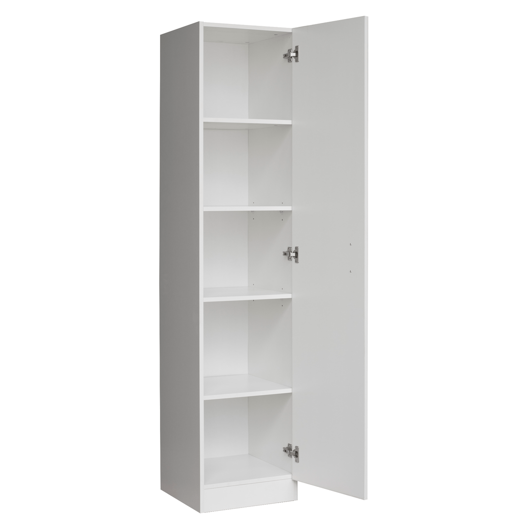 Metis Single Door Cupboard White - Easy Home Furniture