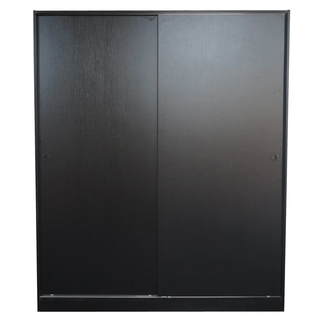 Built-in Modular Wardrobe Sliding doors Black
