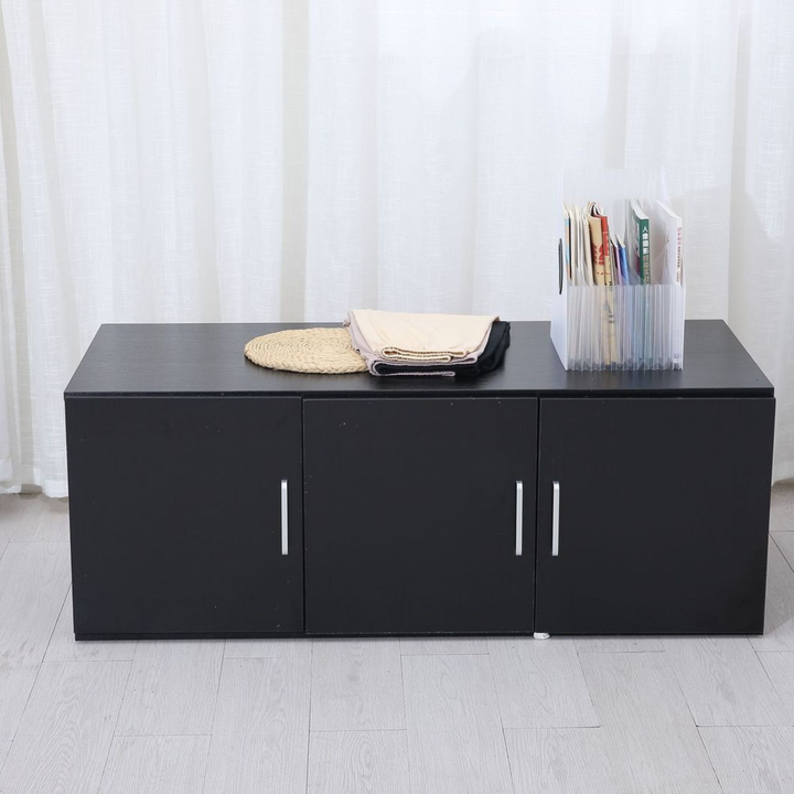 Dia Wardrobe Topper Cabinets Black - Easy Home Furniture