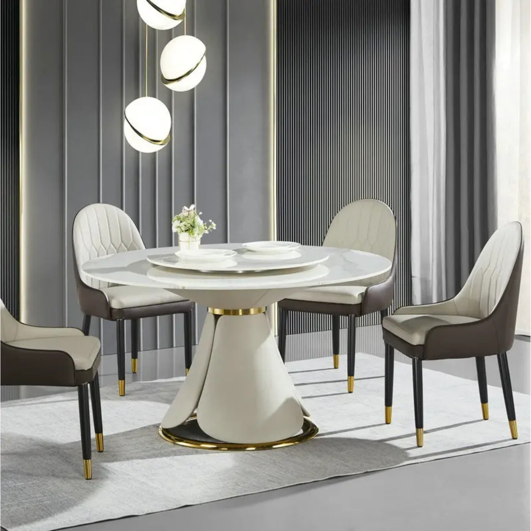 Moon Round Dining Table (Customisation Accepted)
