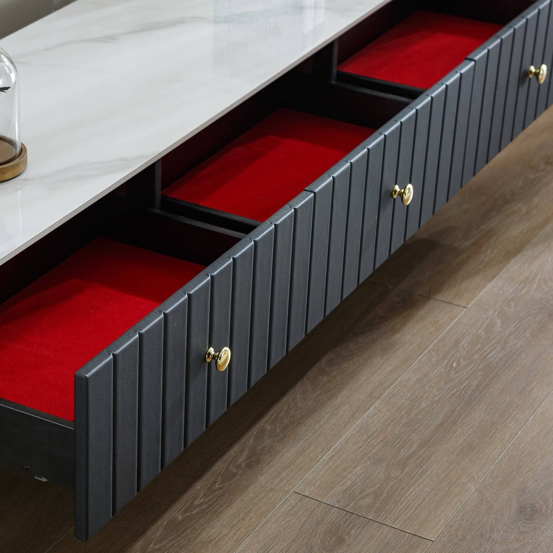 Black TV unit