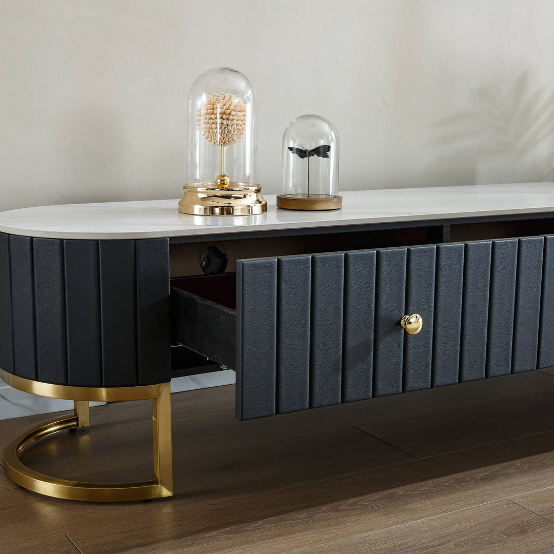 Black TV unit
