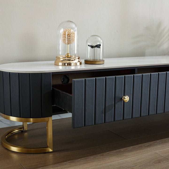 Black TV unit