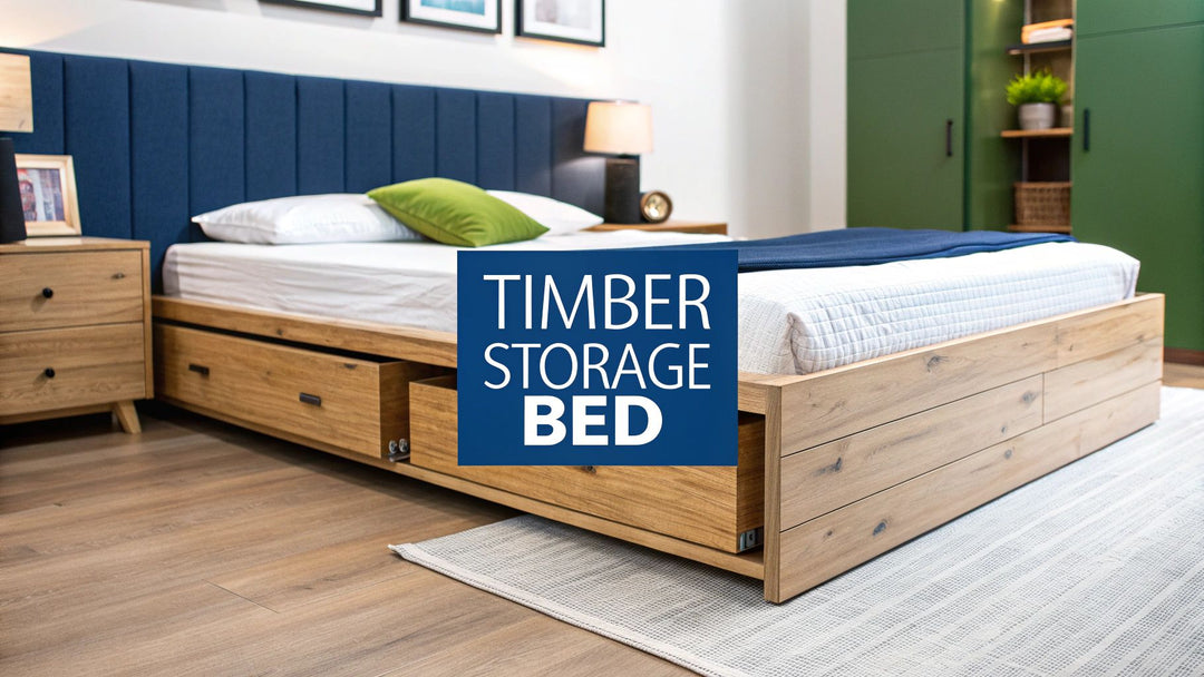 Your Guide to a Timber Bed With Storage
