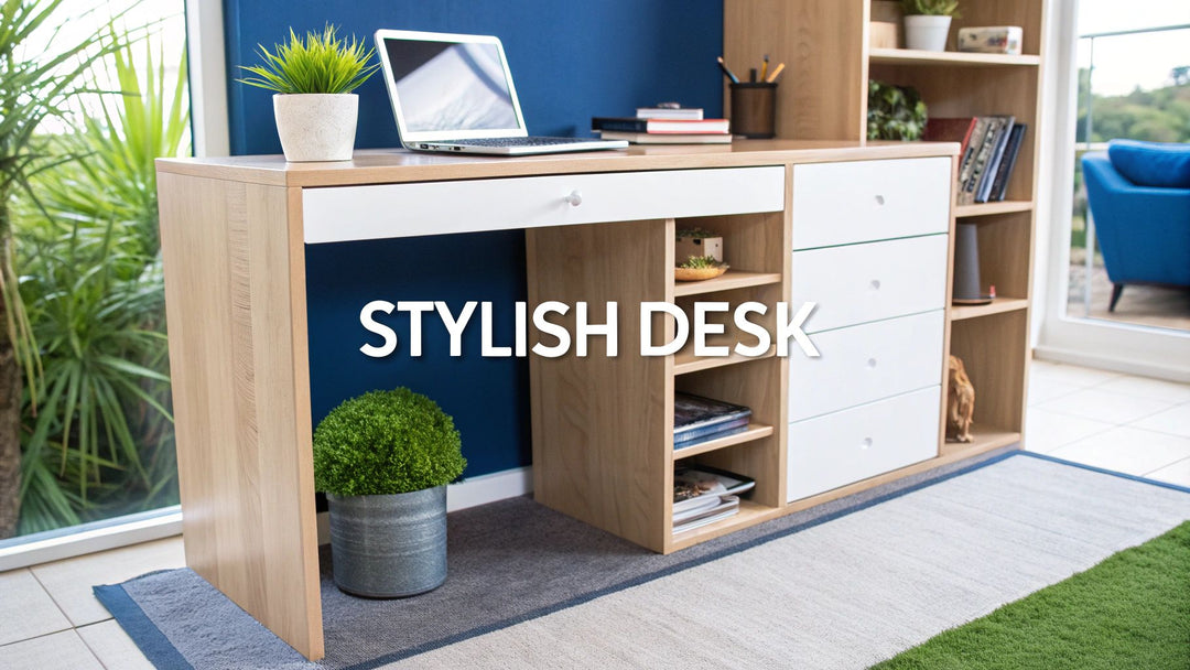 Stylish Study Desks with Storage: Luxury Design for Modern Homes