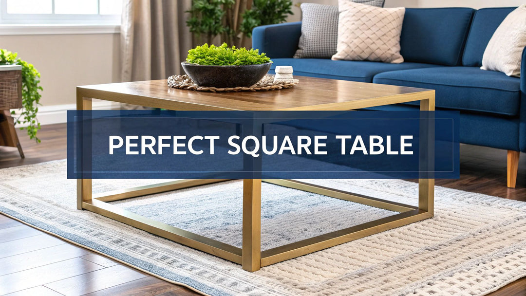 Your Guide to the Perfect Square Coffee Table
