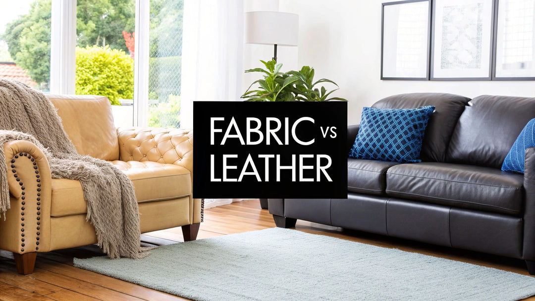 How to Choose a Sofa (Fabric vs Leather): Expert Tips