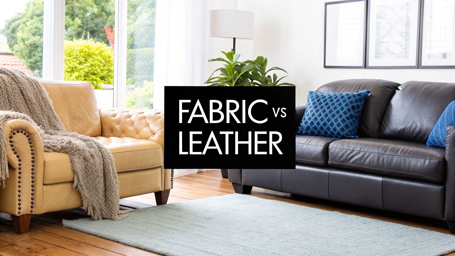 How to Choose a Sofa (Fabric vs Leather): Expert Tips