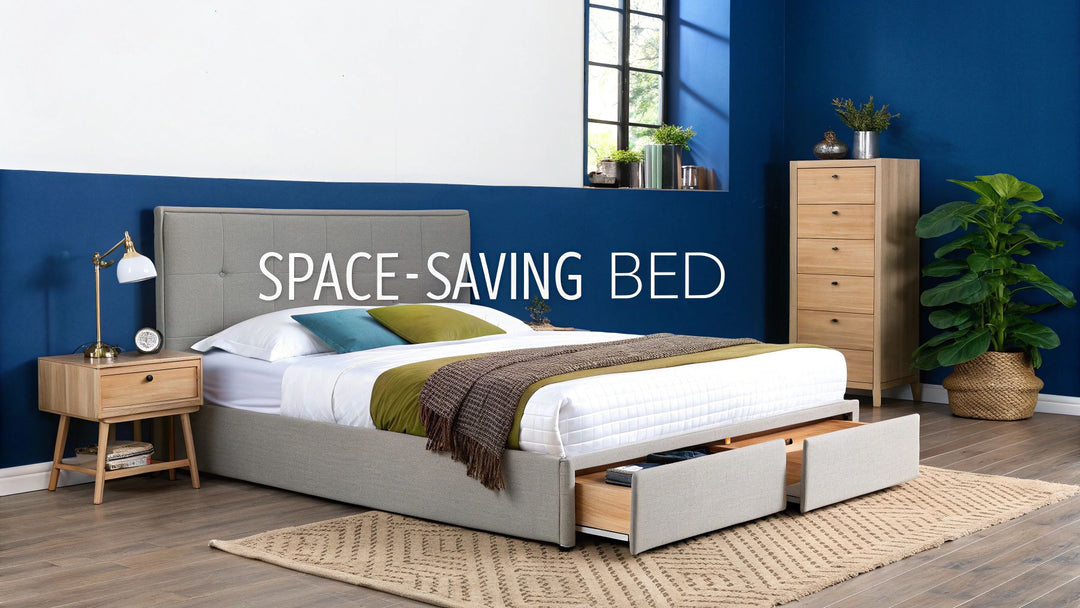 Top Double Bed Frame with Drawers | Space-Saving & Stylish