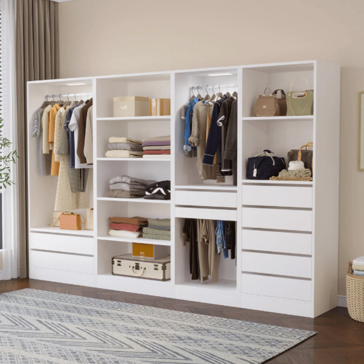 Botany 5 Drawer Shelves 600 - White - DLB Furniture