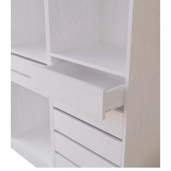 Botany 5 Drawer Shelves 600 - White - DLB Furniture