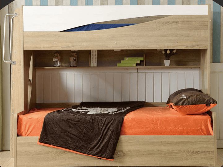 Wooden Bunk Bed Single Over Double