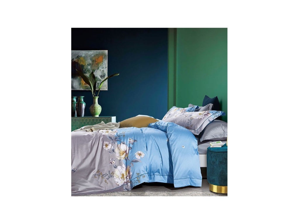 Rivera 100% Organic Cotton 300TC Bedding 5pcs Set - DLB Furniture