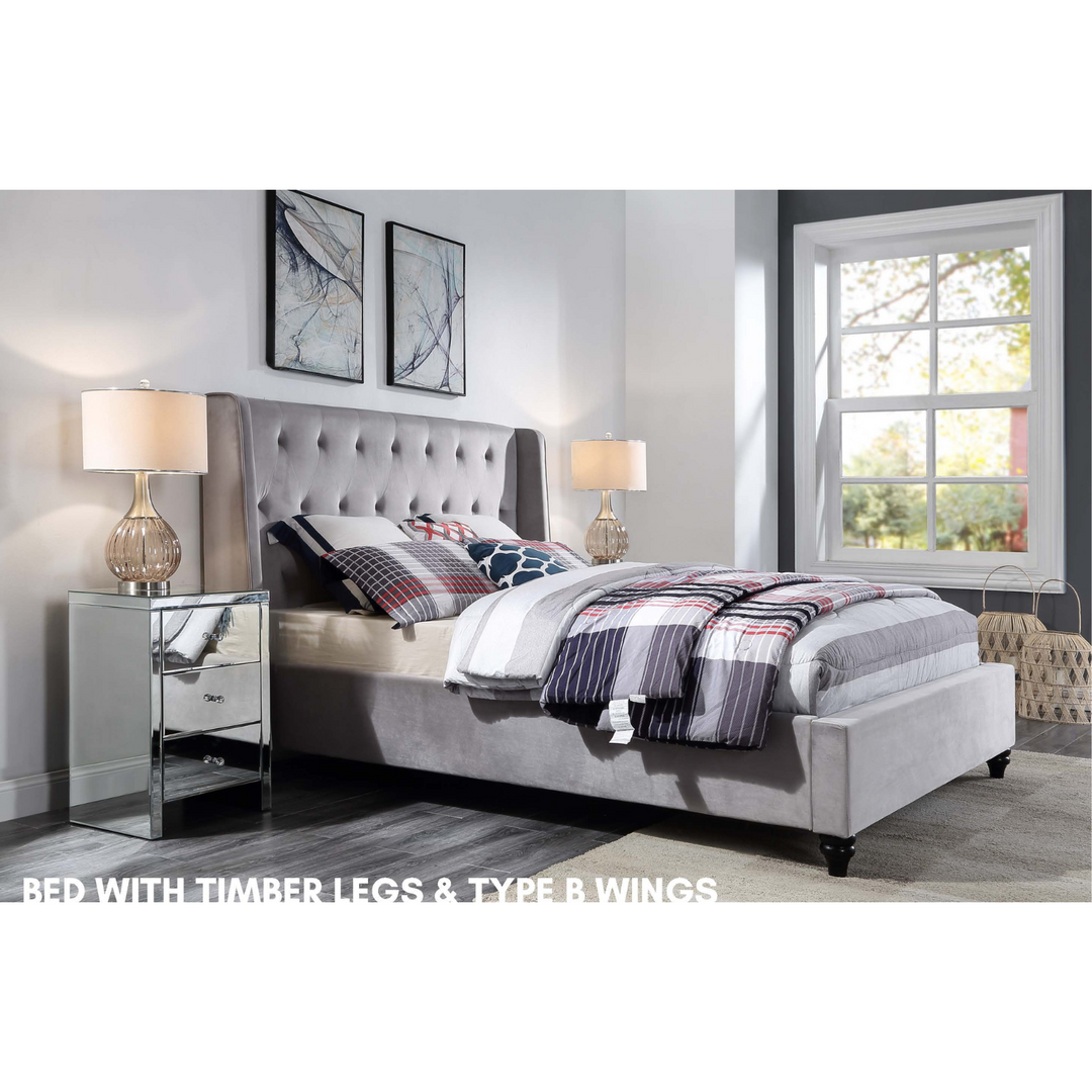 Merida Double Velvet Bed
