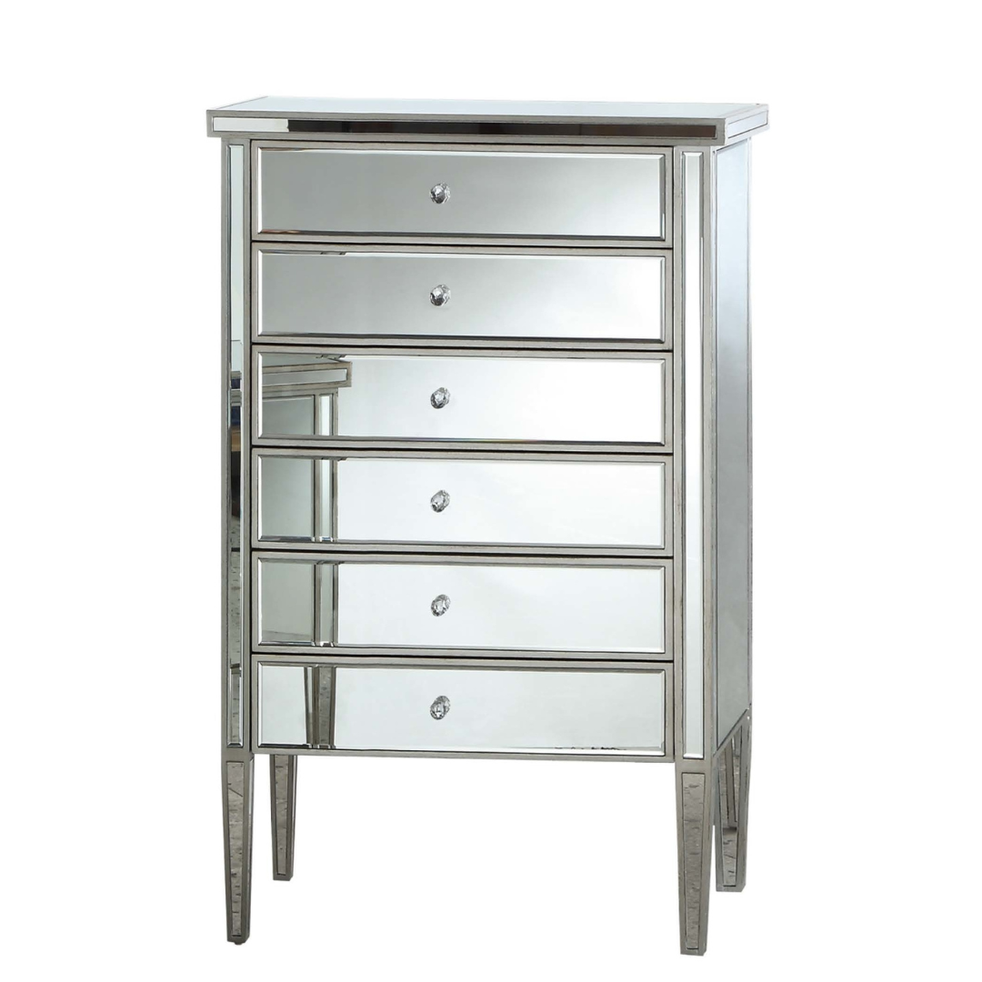 Marseilles Mirror Tall Boy - DLB Furniture
