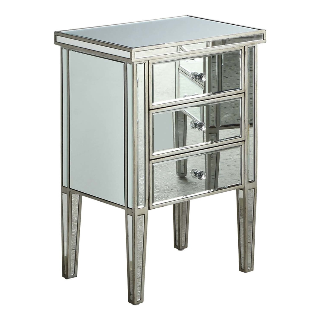 Marseilles Mirror Tall Boy - DLB Furniture
